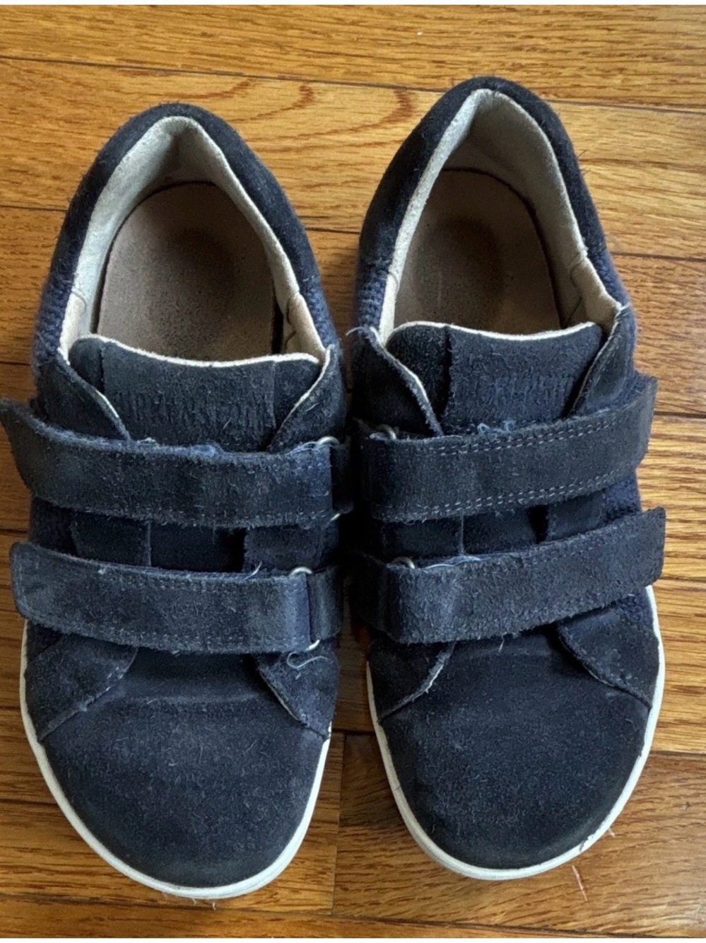 Birkenstock Boys navy Hook & Loop Sneakers Adjustable Strap EU 32 size youth 1